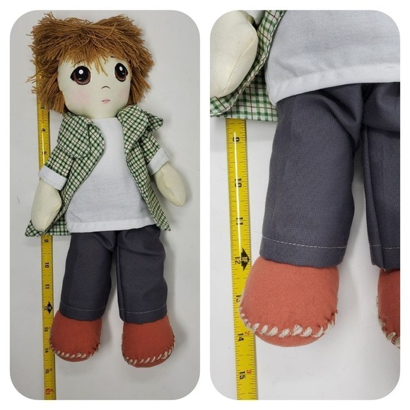 BTS Idol Group Band Iconic Plush Handmade Toy Doll 14" Tall Bundle of 5 Handmade - Picture 11 of 11